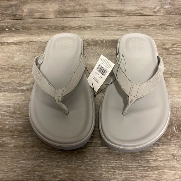 UGG | Bennison II Thong Slippers Flip Flops In Seal Grey Size 12 Men’s NEW - Picture 5 of 9
